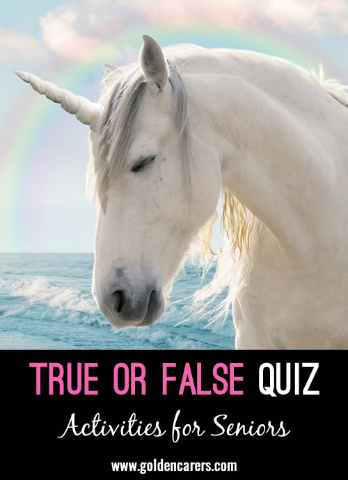 True or False Quiz #6