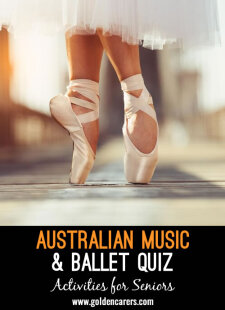 Australian Music & Ballet Quiz