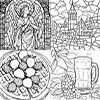 Belgium Coloring Templates