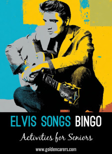 Elvis Songs Bingo 