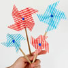 Patriotic Paper Pinwheels