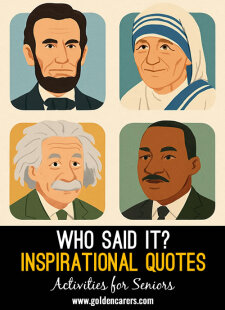 Who Said It? Inspirational Quotes