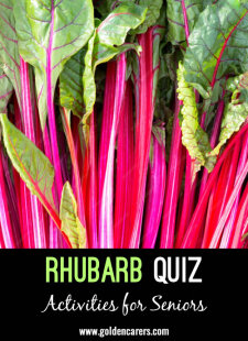 Rhubarb Quiz