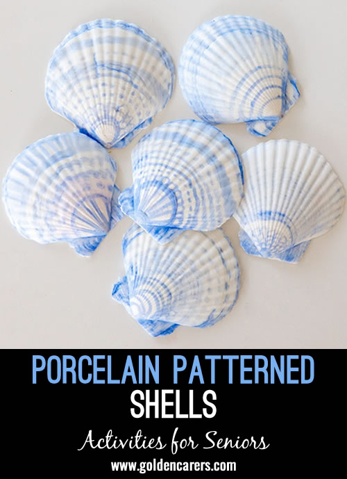 Porcelain Patterned Shells