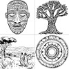 Tanzania Coloring Templates