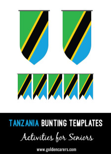Tanzania Bunting Templates