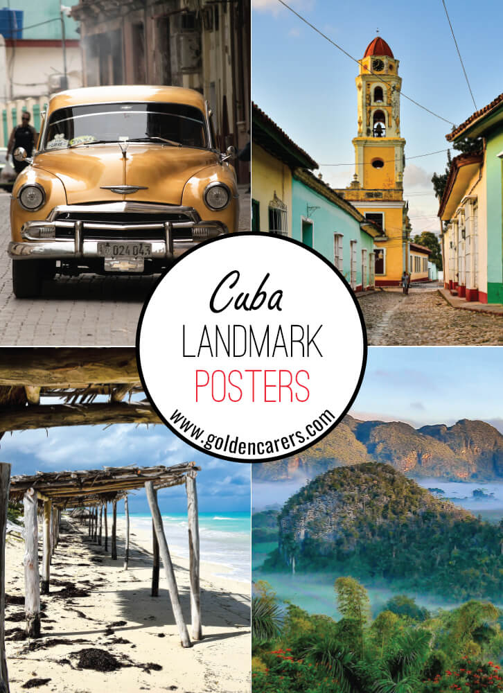 Cuba Landmark Posters