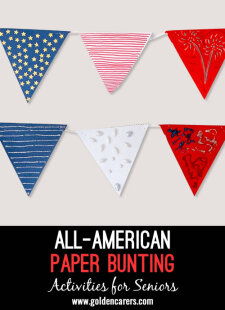 All-American Paper Bunting
