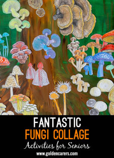 Fantastic Fungi Collage