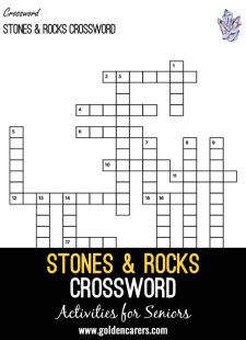Stones & Rocks Crossword