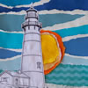 Torn Paper Lighthouse Craft