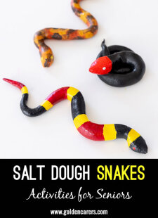 Salt Dough Snakes