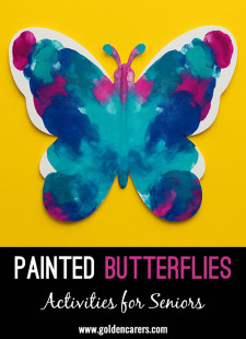 Painted Butterflies Craft 