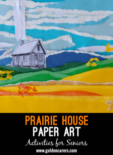Prairie House Paper Art