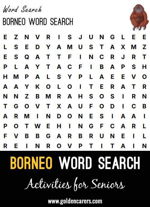 Borneo Word Search