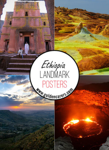 Ethiopia Landmark Posters