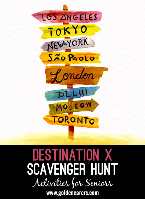 Destination X Scavenger Hunt