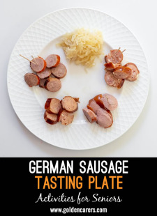 German Sausage Tasting Plate