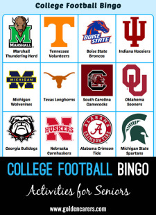 College Football Bingo
