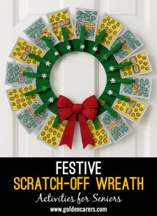 Festive Scratch-Off Wreath