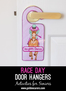 Race Day Door Hangers