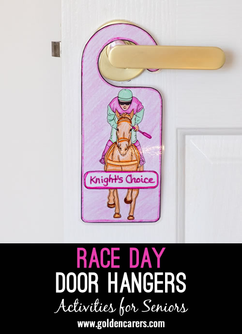 Race Day Door Hangers