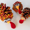 Pinecone Turkey Centerpieces