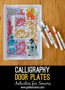 Calligraphy Door Plates