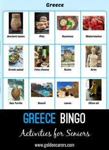 Greece Bingo