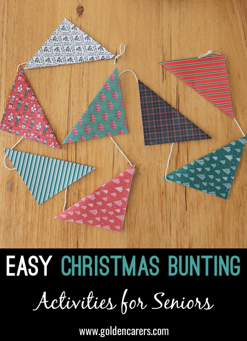 Easy Christmas Bunting