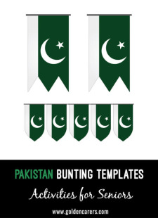 Pakistan Bunting Templates