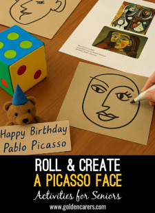 Roll & Create a Picasso Face