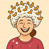 Curly Hair Crisp Toss Game