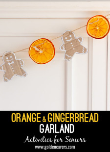 Dried Orange & Gingerbread Garland