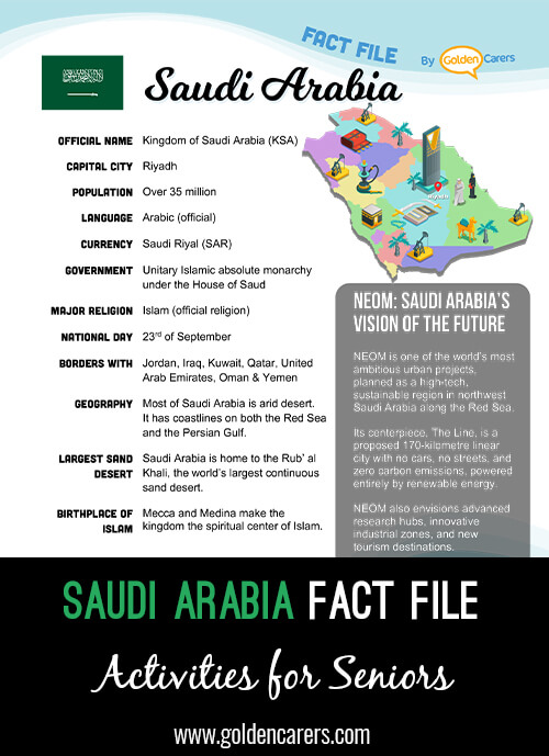 Saudi Arabia Fact File