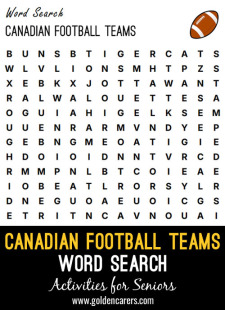 Canadian Football Teams