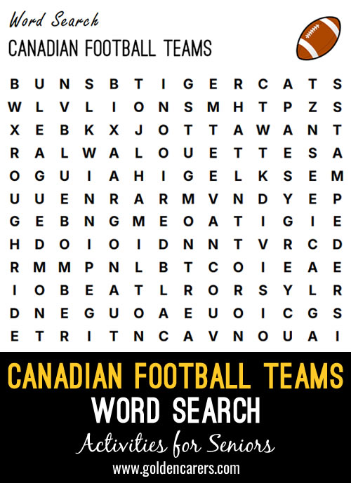 Canadian Football Teams