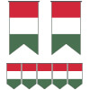 Hungary Bunting Templates