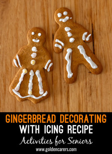Gingerbread Decorating with Icing Recipe