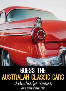 Guess the Australian Classic Cars 