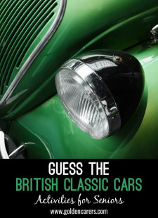 Guess the British Classic Cars