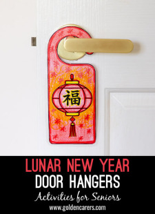Lunar New Year Door Hangers