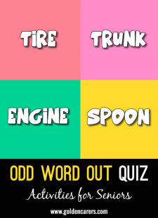 Odd Word Out Quiz