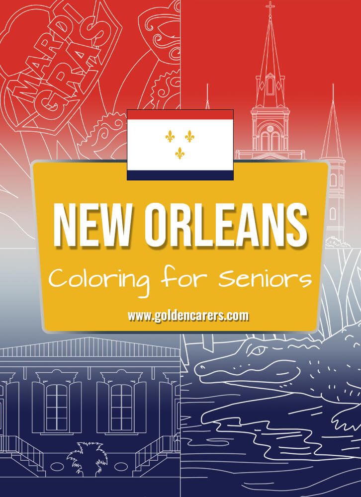 New Orleans Coloring Templates