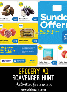 Grocery Ad Scavenger Hunt