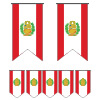Peru Bunting Templates