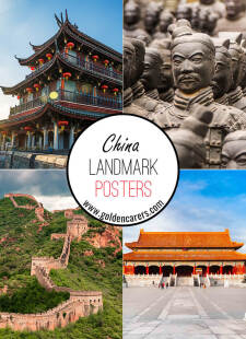 China Landmark Posters