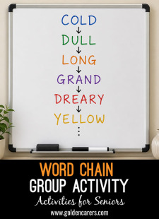 Word Chain Group Activity