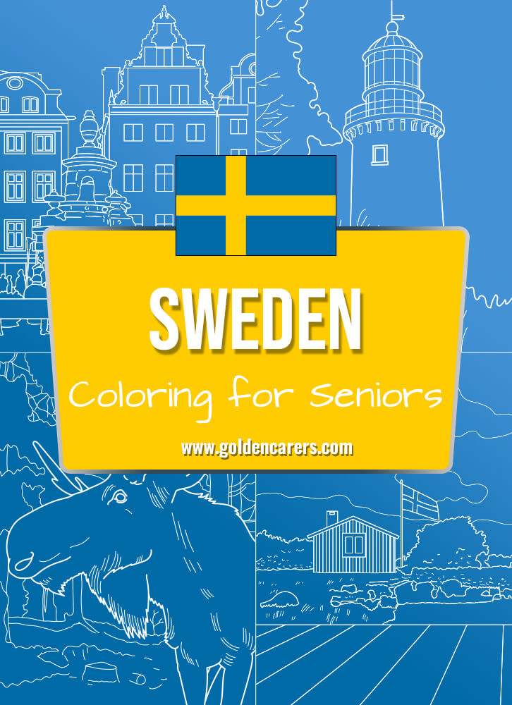 Sweden Coloring Templates