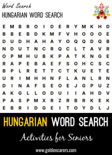 Hungarian Word Search